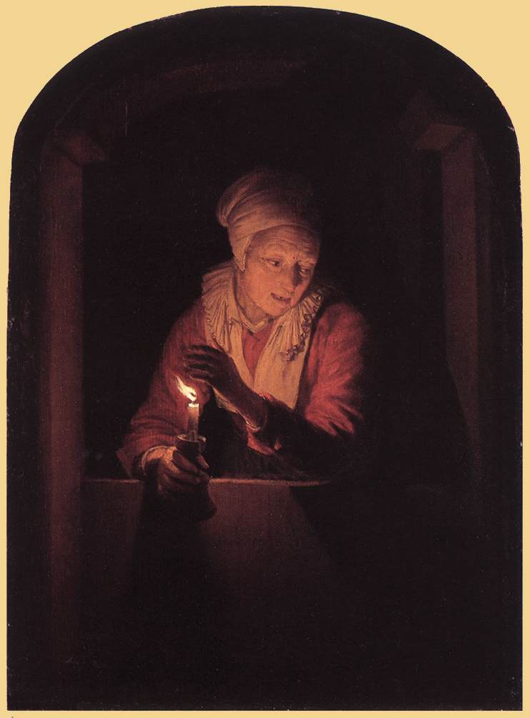 Old Woman with a Candle  df
